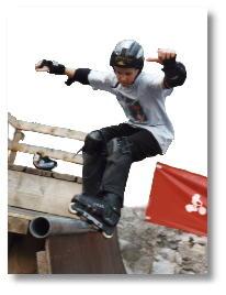 Unsere Halfpipe